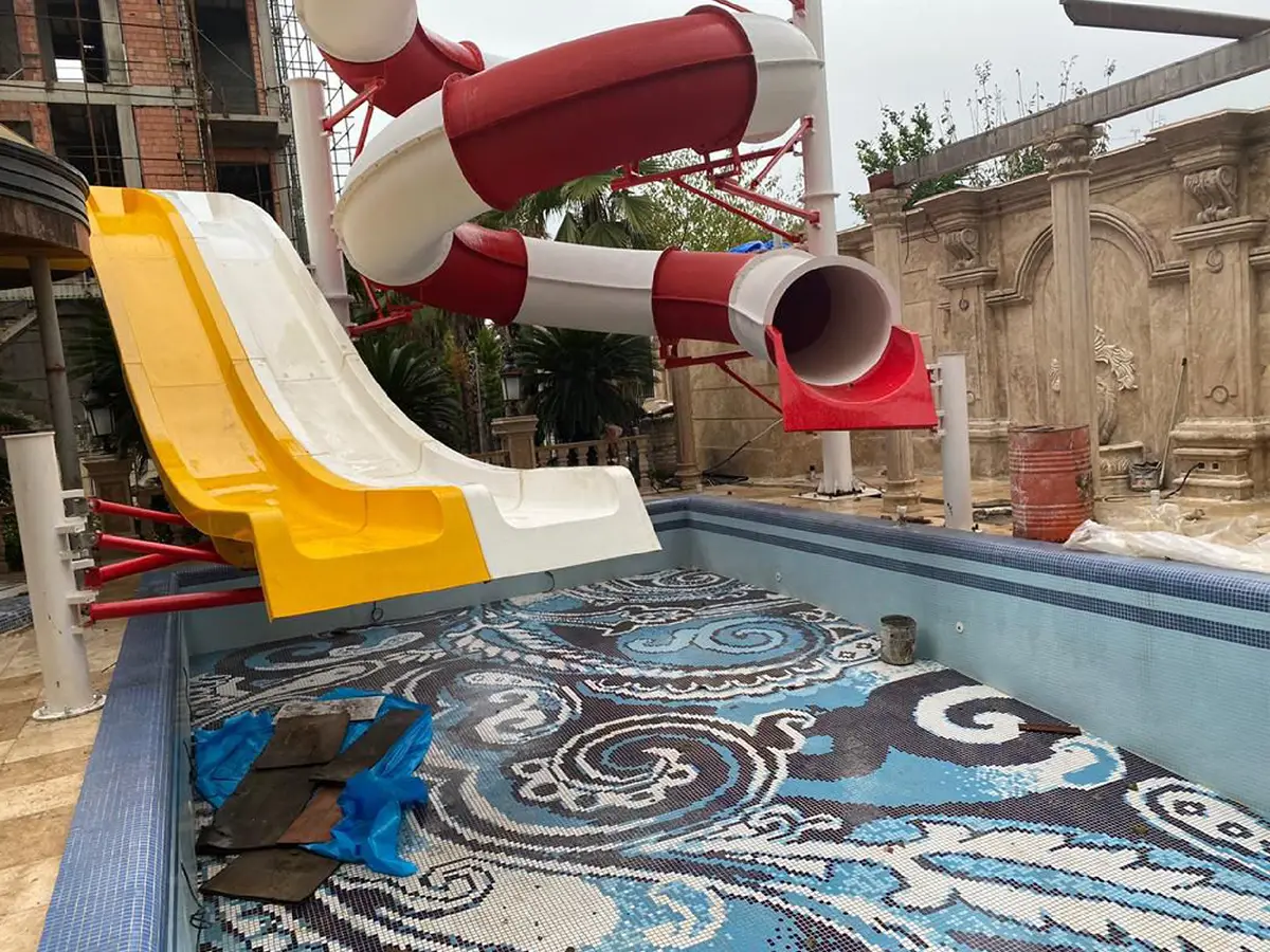 43 ساخت سرسره آبی خانگی